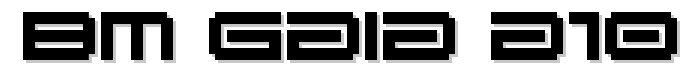 BM gaia A10 font